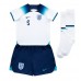 England John Stones #5 Replica Home Minikit World Cup 2022 Short Sleeve (+ pants)